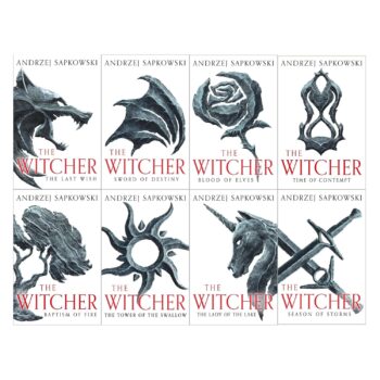 The Witcher Books Collection Set: The Last Wish, Sword of Destiny, Blood of Elves, Time of Contempt, Baptism of Fire, The Tower of The Swallow, The Lady of the Lake, Season of Storms